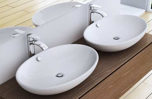 Auswahl Aufsatzwaschbecken aus Keramik, rund, oval, eckig Aufsatzwaschbecken aus Keramik, rund, oval, eckig